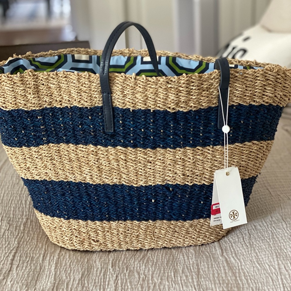Tory Burch Straw Tote